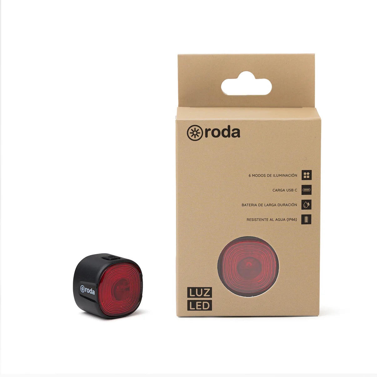 LUZ LED PARA BICICLETAS TRASERA - roda