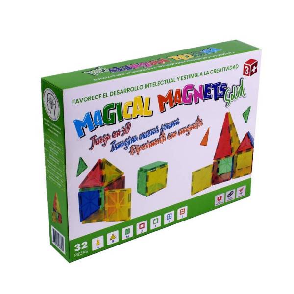 Juego Magnético Solid 32 piezas – Magical Magnets