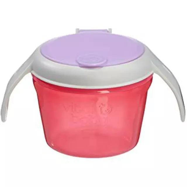Bowl de Silicona con Succión Rosado - Vital baby