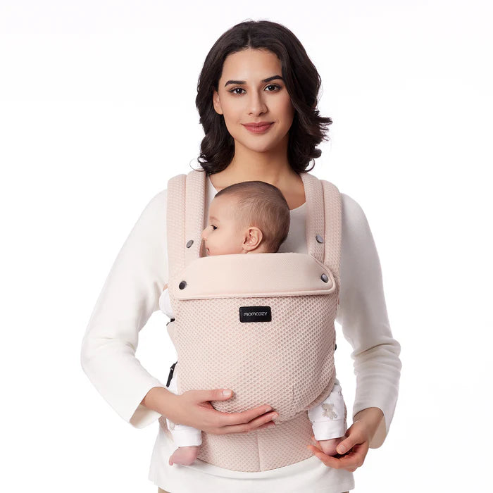 Porta Bebe Momcozy PureHug -Malla Rosa