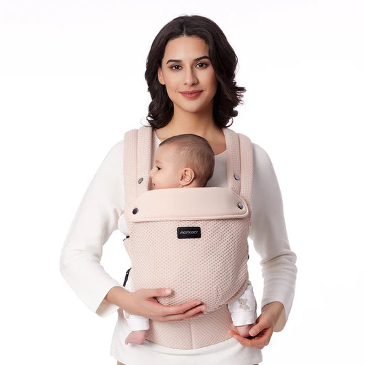 Porta Bebe Momcozy PureHug -Malla Rosa