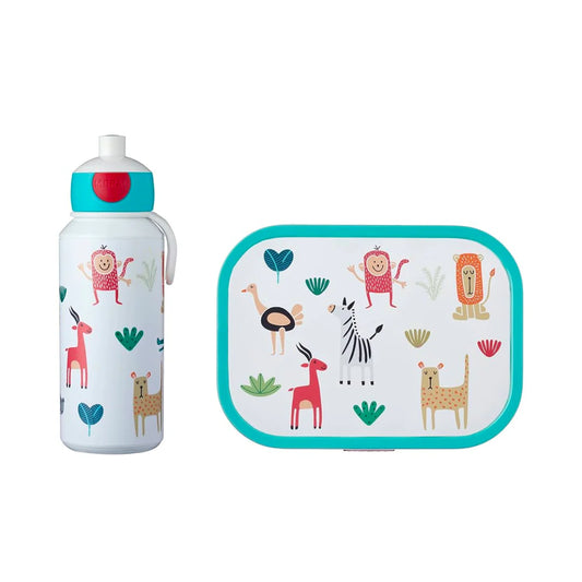 Set Lonchera + Botella Pop-Up - Animales