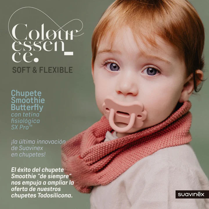 chupete todo silicona fisiologico 0/6 m sx soft rosa - Suavinex