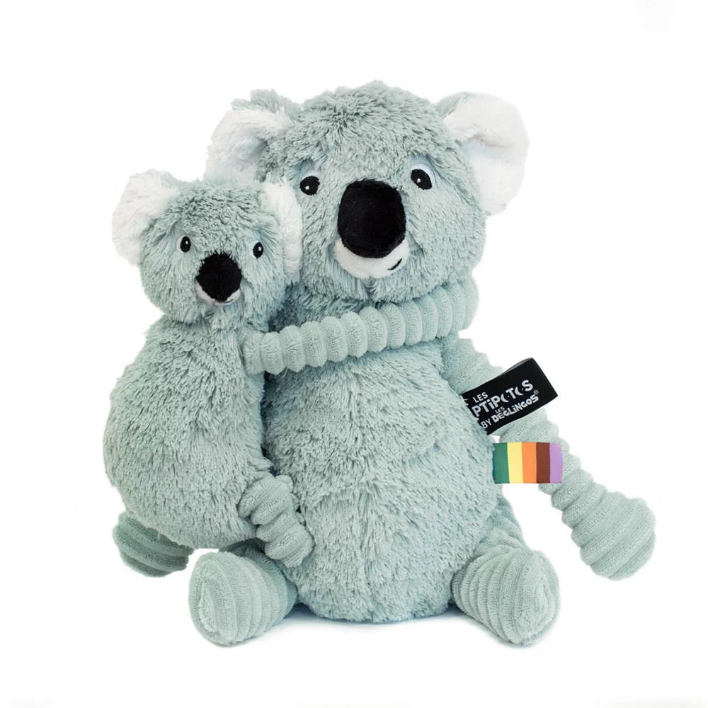 Peluche Koala Trankilou Mamá Y Bebé - Menta - Les Ptipotos