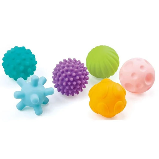Set de 6 Pelotas Sensoriales Texturadas