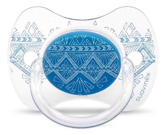 Chupete Mas Broche Premium Fisiologico  Silicona 4/18 Meses Variedad De Colores