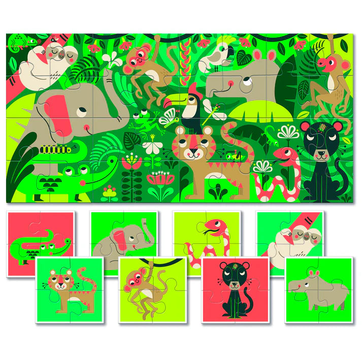 Puzzle de Colección Bebé La Jungla - Ludattica