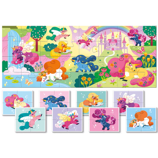 Puzzle de Colección Bebé Unicornios - Ludattica