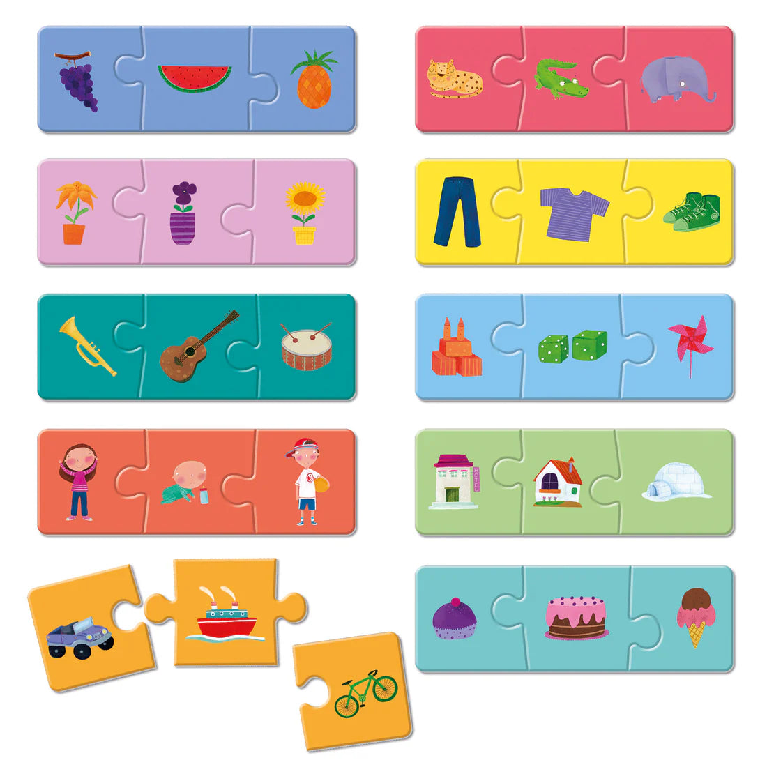 Trio Montessori Familias Logicas