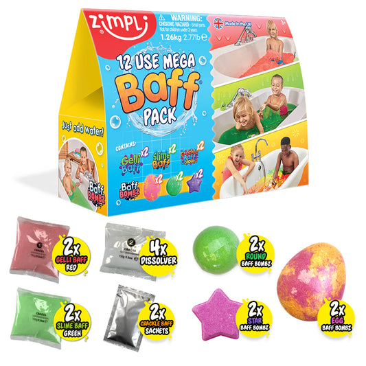 Mega Baff Pack - 12 Use Pack - Zimpli