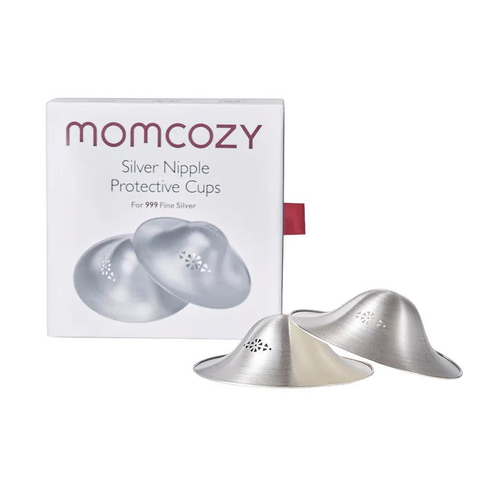 Copas de Lactancia de Plata 999 - MomCozy
