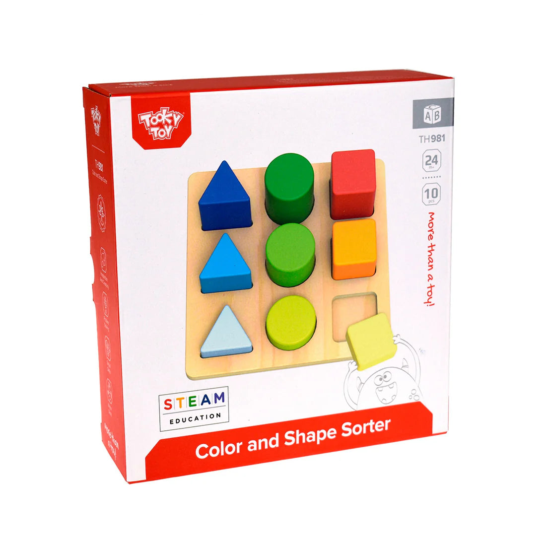 Rompecabezas Clasificador de Colores y Formas - Tooky Toy