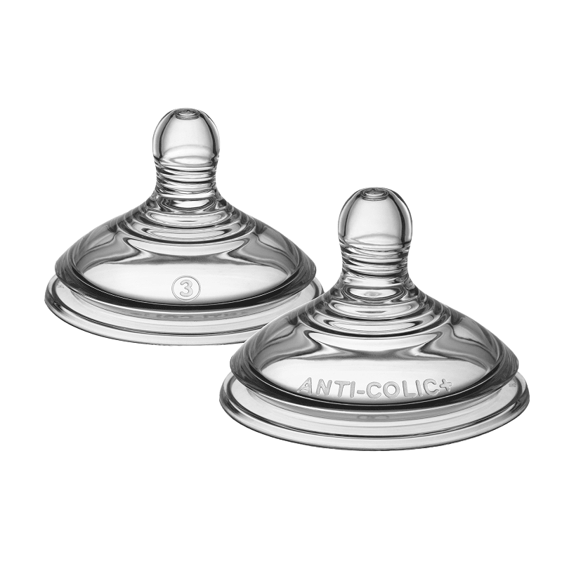 TETINA DE SILICONA ADVANCE ANTICOLIC FLUJO RAPIDO - Tommee Tippee