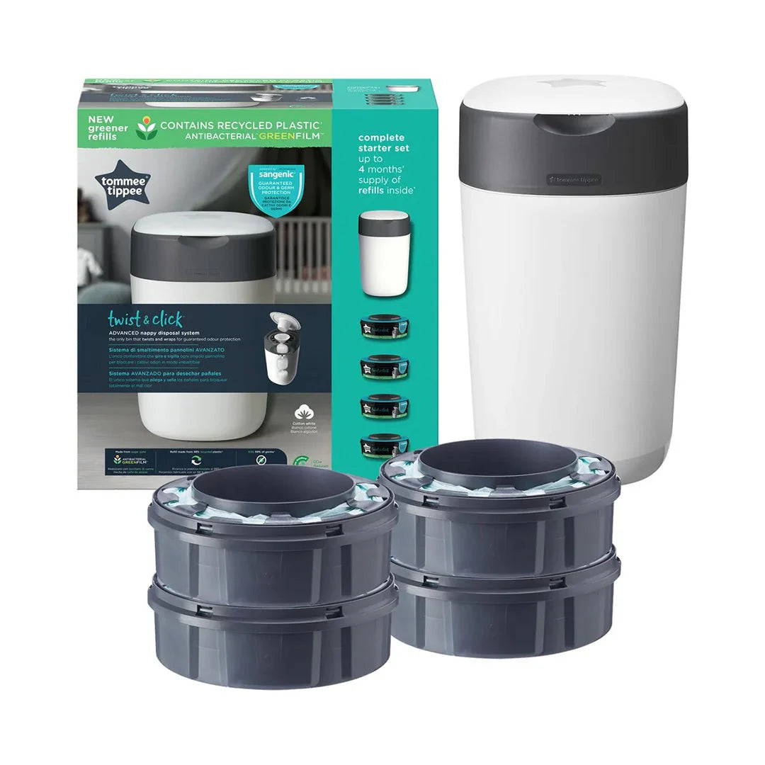 Contenedor de Pañales Sangenic Twist & Click + 4 repuestos - Tommee Tippee