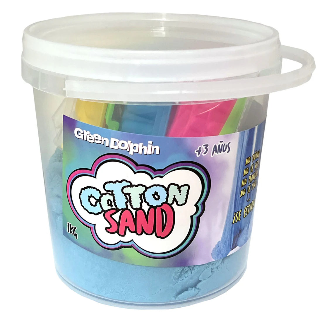 Arena Mágica Cotton Sand- Green Dolphin