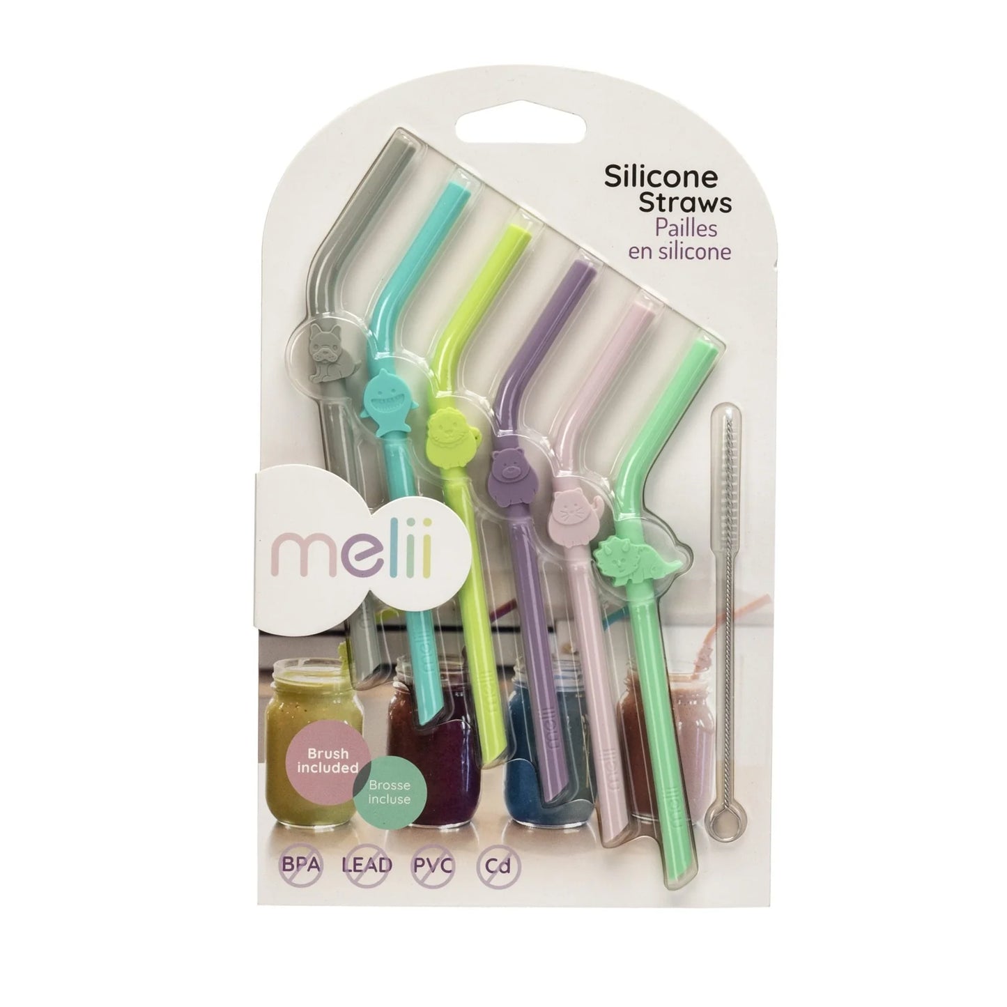 Pack De 6 Bombillas De Silicona - Melii
