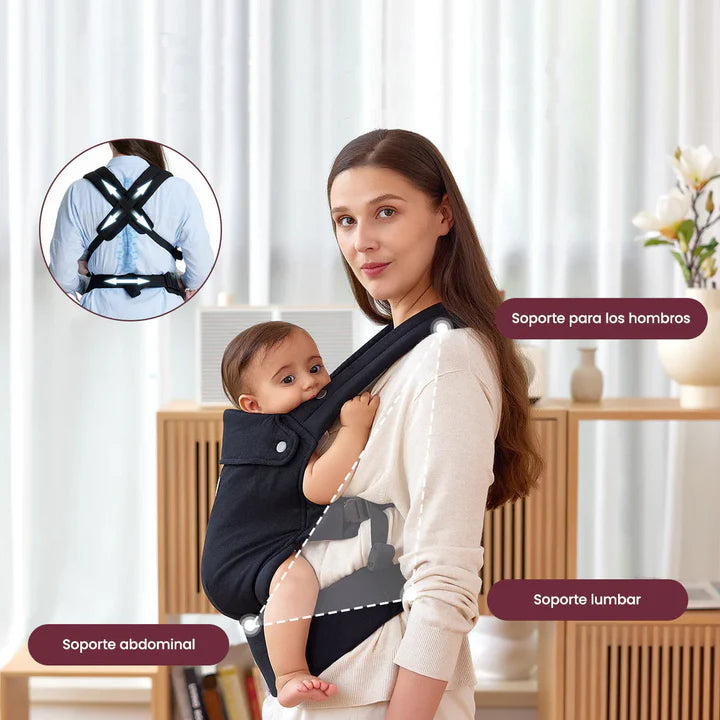 Porta Bebe Momcozy PureHug -Black