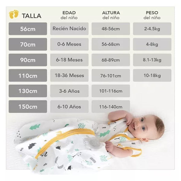 Saco De Dormir  Animales - 24 Meses a 3 Años