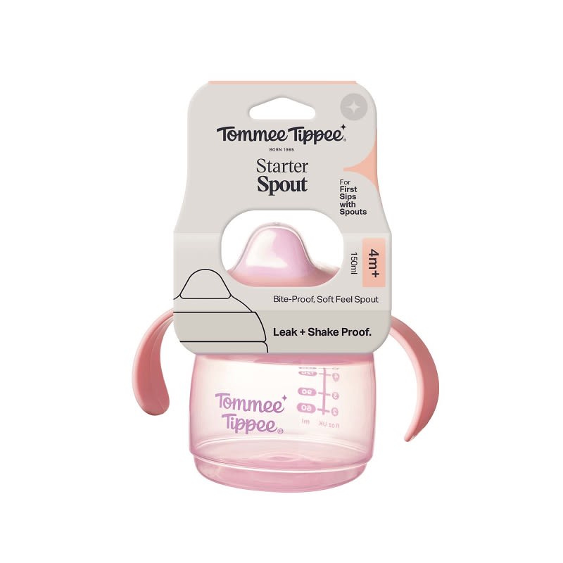 VASO DE INICIO 150ML STARTER SPOUT 4 MESES+ CON ASAS - Tommee Tippee
