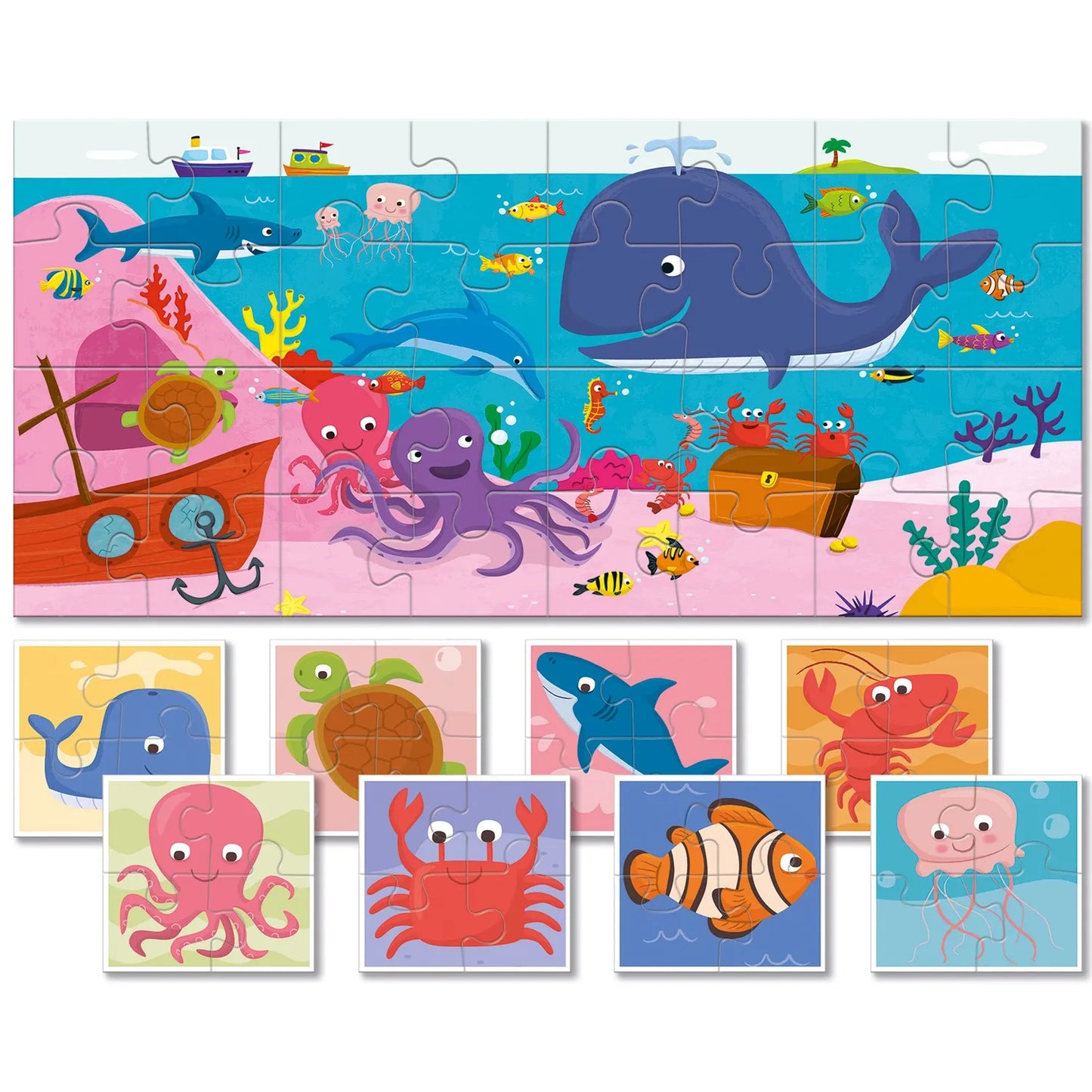 Puzzle de Colección Bebé El Mar Ludattica