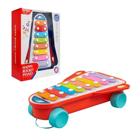 Xilófono Interactivo Colores Con Ruedas - Huanger