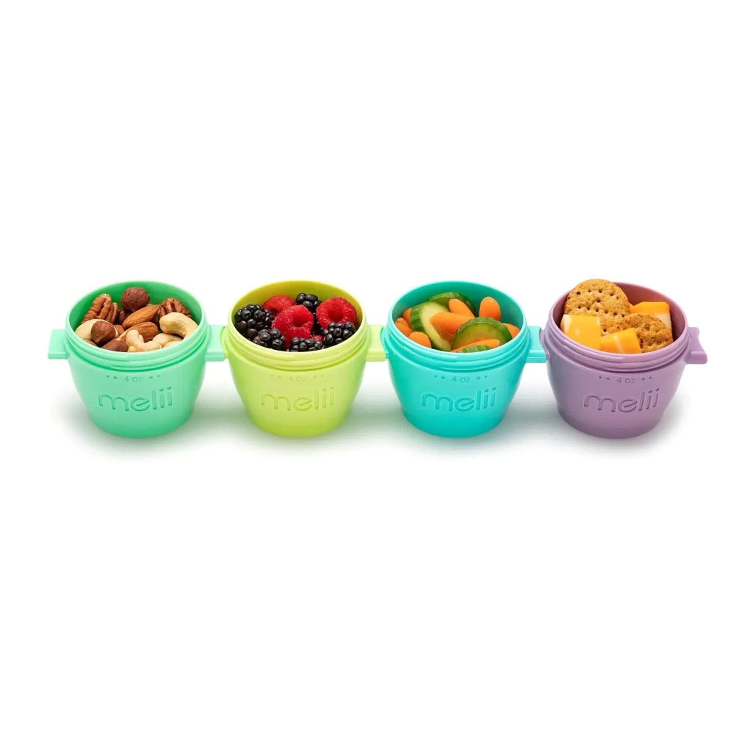 Pack 4 Contenedores Snap & Go 177 ML - Melii