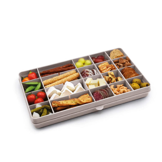 Caja contenedora para snacks XL Gris – Melii