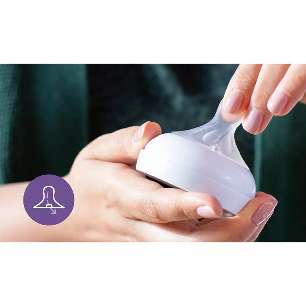 Mamadera Natural 3,0 125 ML Translucida  - Avent