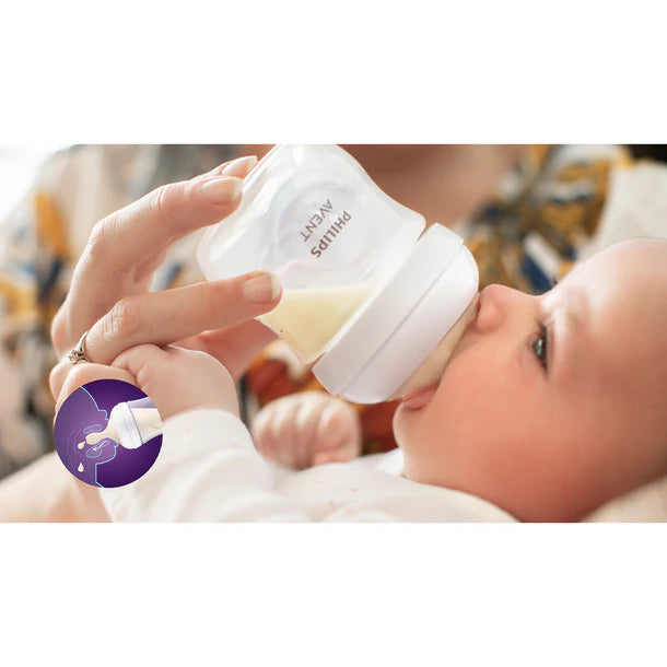 Mamadera Natural 3,0 125 ML Translucida  - Avent
