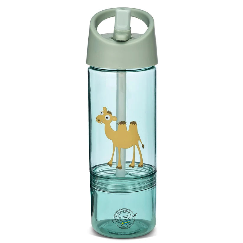 Botella de Agua con Snack Box 2 en 1, 300ml + 150ml - Carl Oscar