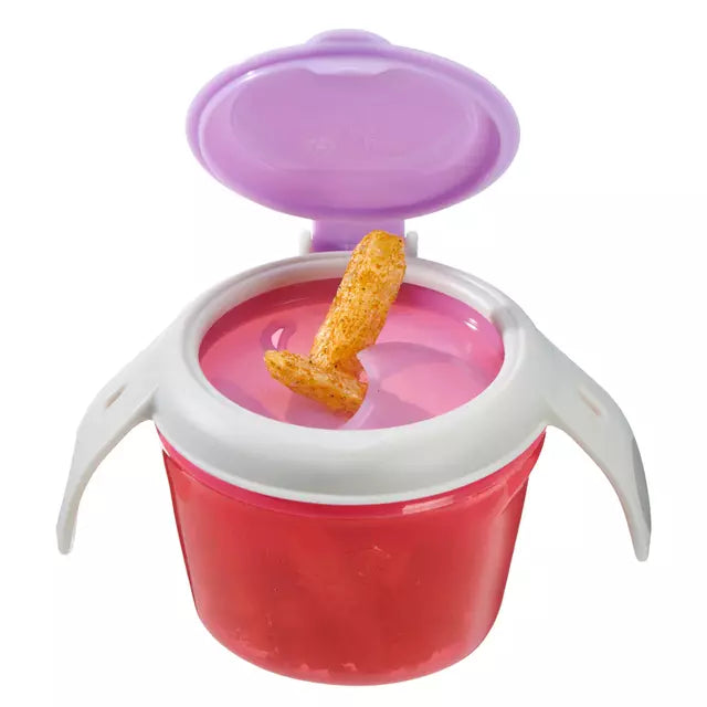 Bowl de Silicona con Succión Rosado - Vital baby