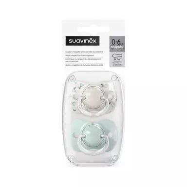 Chupete 0 6 Meses Fisiolgico Birdies Verde - Suavinex
