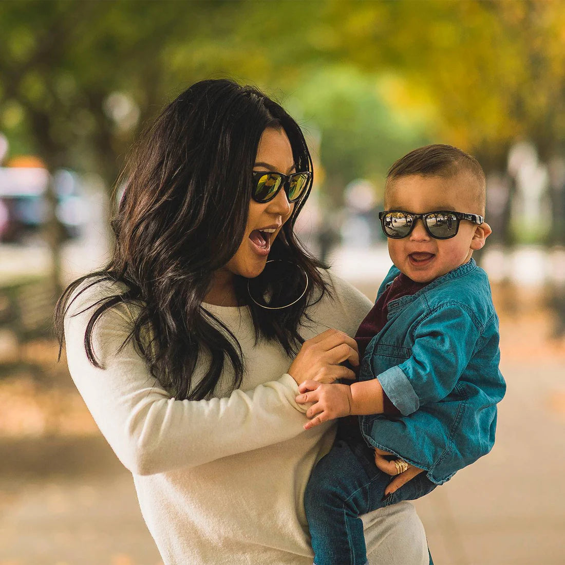 Lentes de sol Surf talla 2+ - Negro - Real Shades