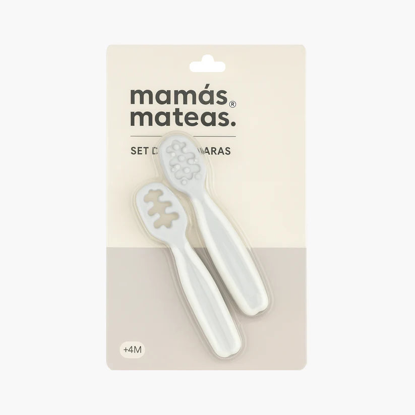 Set de 2 Pre-Cucharas de Aprendizaje para Bebé – +4 meses - Mamas Mateas