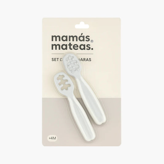 Set de 2 Pre-Cucharas de Aprendizaje para Bebé – +4 meses - Mamas Mateas