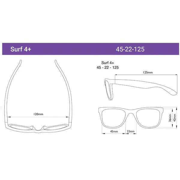 Lentes de sol Surf talla 4+ - Real Shades