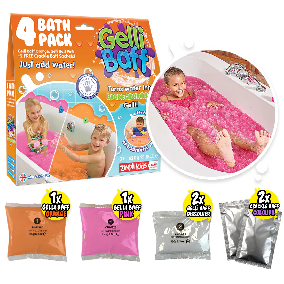 Gelli Baff 4  Pack