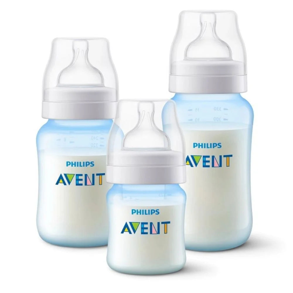 Set 3 Mamaderas Anticólicos 125, 260 y 330 ml - Avent