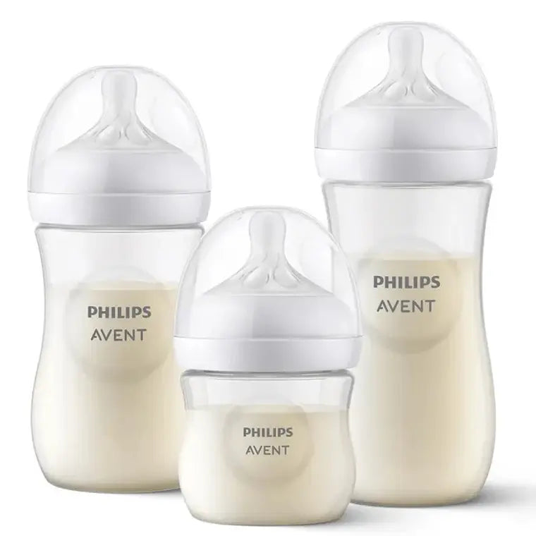 Set 3 Mamaderas Natural Response Transparente - Avent