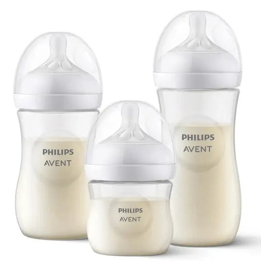 Set 3 Mamaderas Natural Response Transparente - Avent