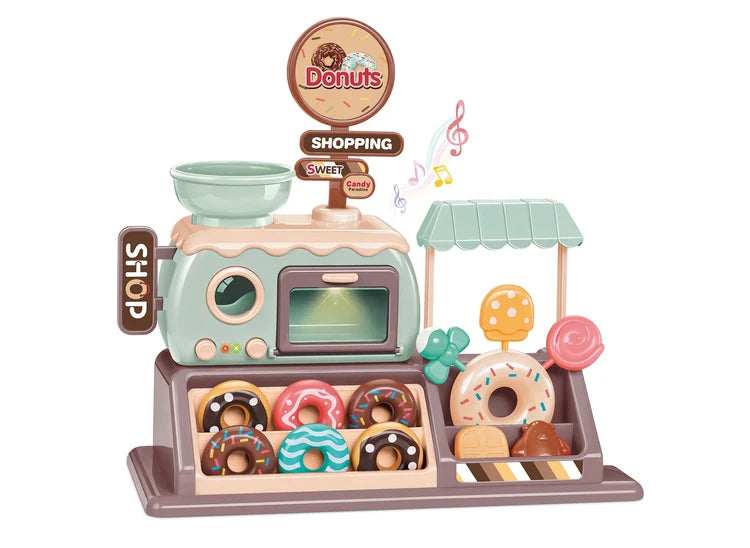Tienda de Donuts con luz, música e interacción inteligente - Ben Kitchens