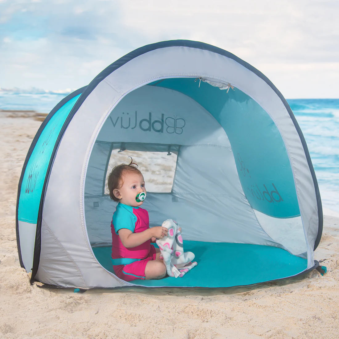 Carpa de juegos pop-up Sunkitö anti-UV con mosquitero - Bbluv