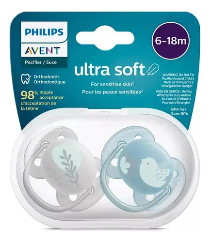 Chupete Ultra Soft 2 unidades - Avent