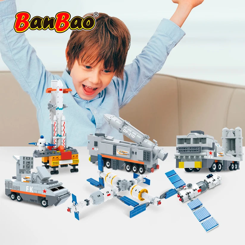 Set de Bloques de Construcción Pilares Aeroespaciales 151 Piezas - BanBao