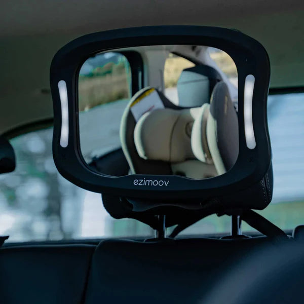 Espejo con Luz LED de Bebé para Auto - Ezimov