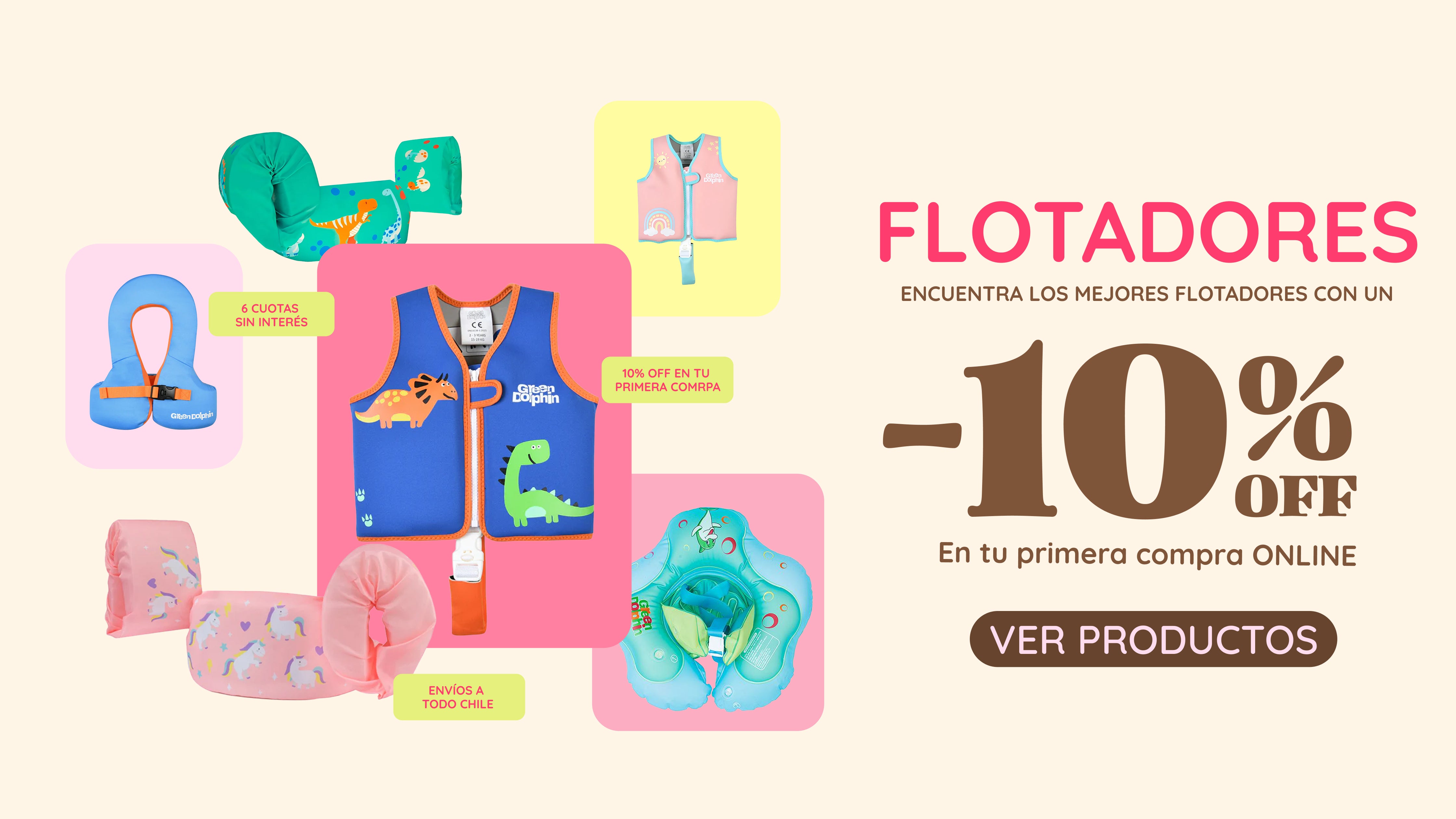 FLOTADORES BARATOS PARA EL VERANO