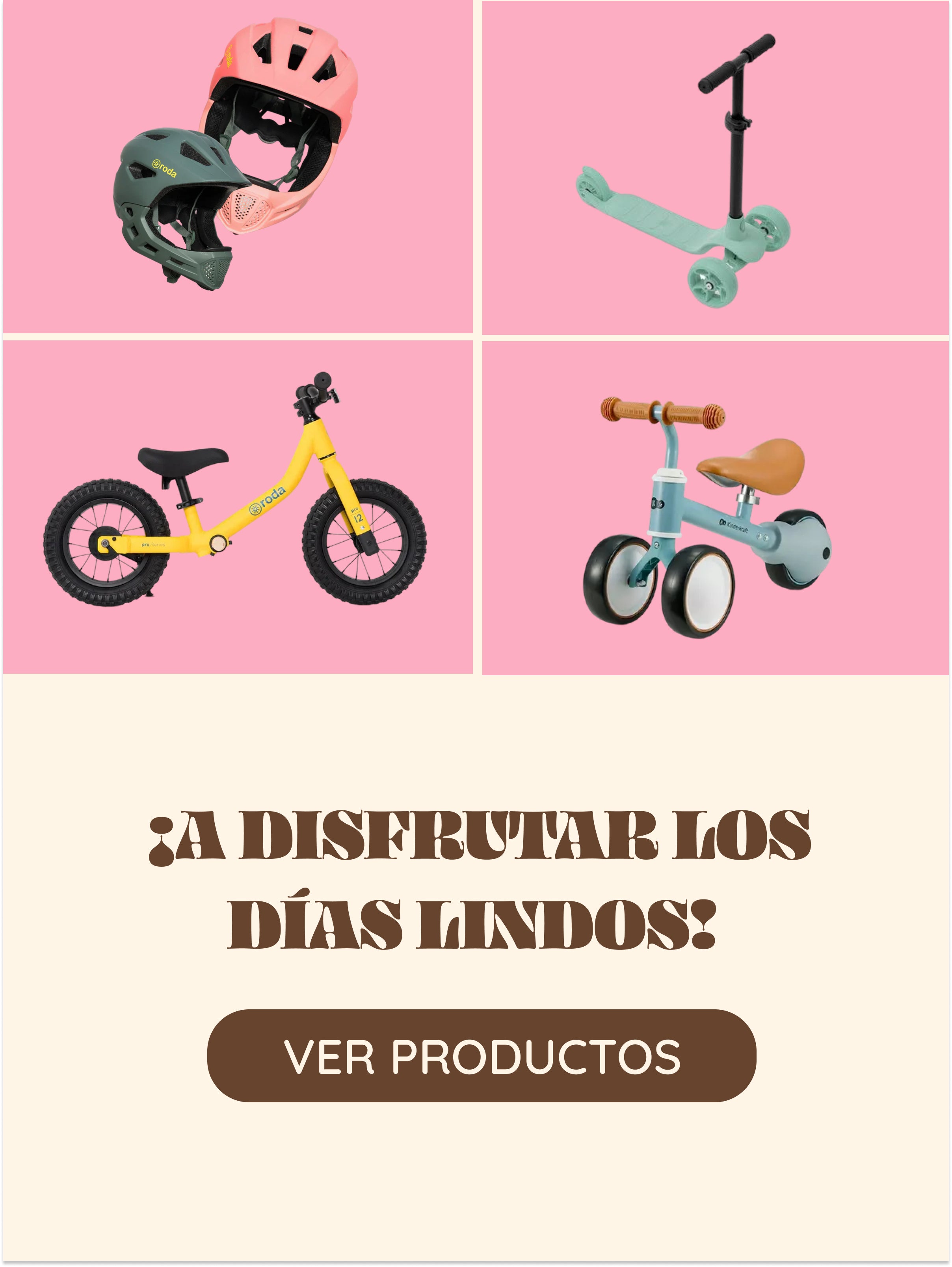 Bicicleta infantil de equilibrio para niños ideal para paseos y actividades al aire libre.