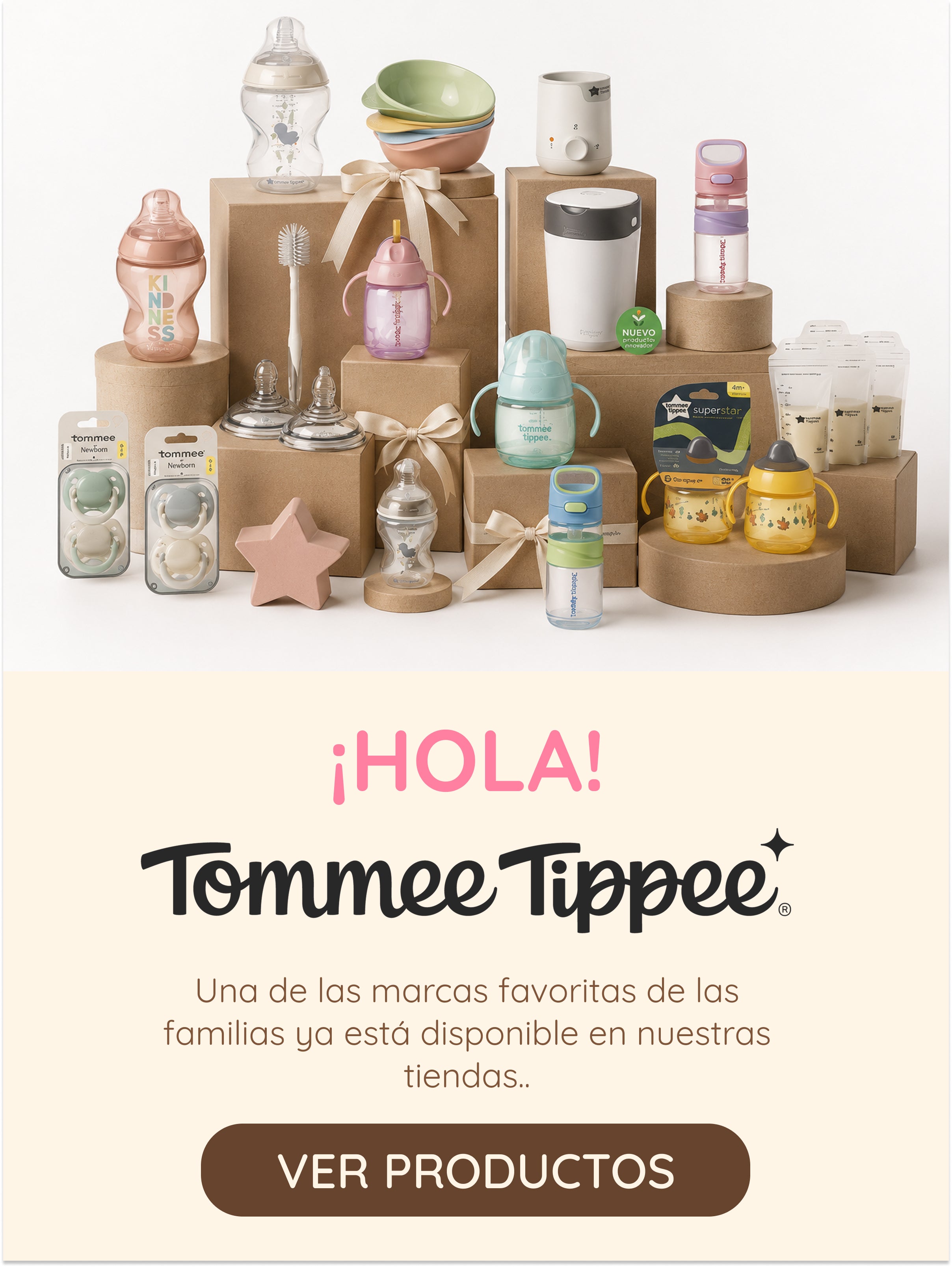Tommee Tippee: mamaderas, chupetes, vasos y accesorios para bebé.