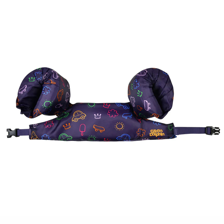 Flotador con Alitas Autos Azul - Green Dolphin