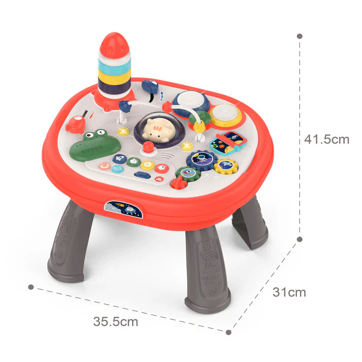 Mesa Aprendizaje Infantil 4 en 1 con Luz y Música - Huanger